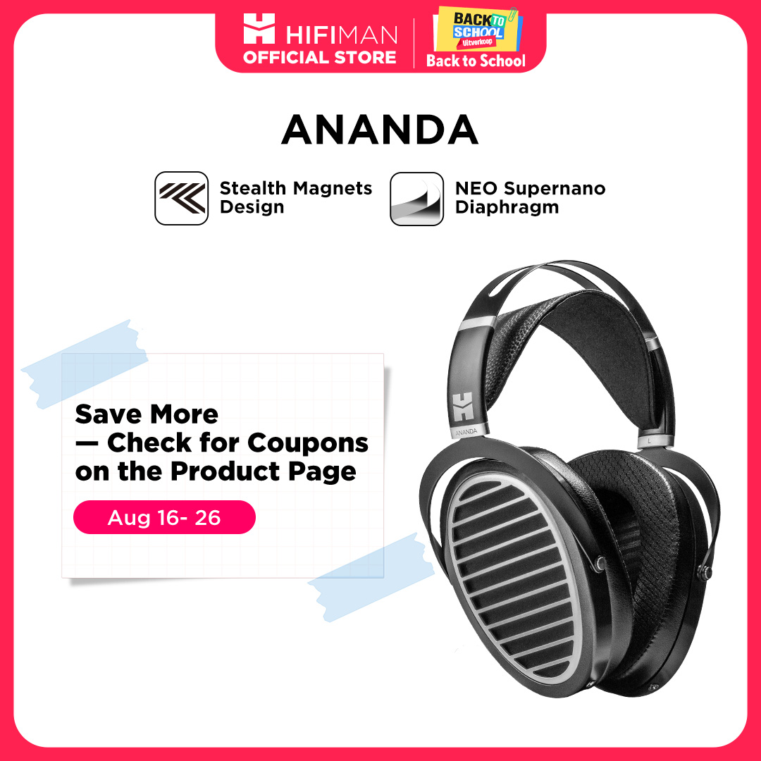 Audiophile Headphone Wired - Refurbished: HIFIMAN Ananda Stealth Magnet Version