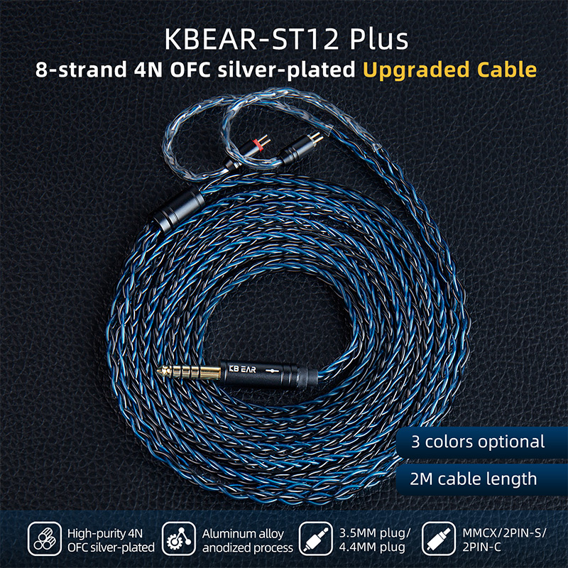 KBEAR ST12 Plus IEM Cable 8 Co - огляд і ціна In Ear Monitor Iem