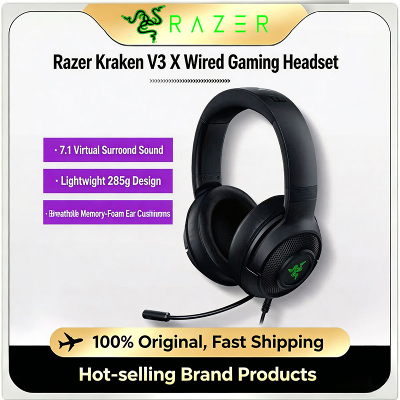 Razer Kraken V3 X Wired USB Ga - огляд і ціна Gaming Headset Rgb