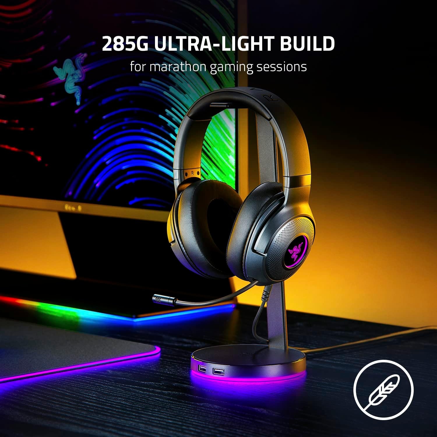 Razer Kraken V3 X Wired USB Ga - огляд і ціна Gaming Headset Rgb