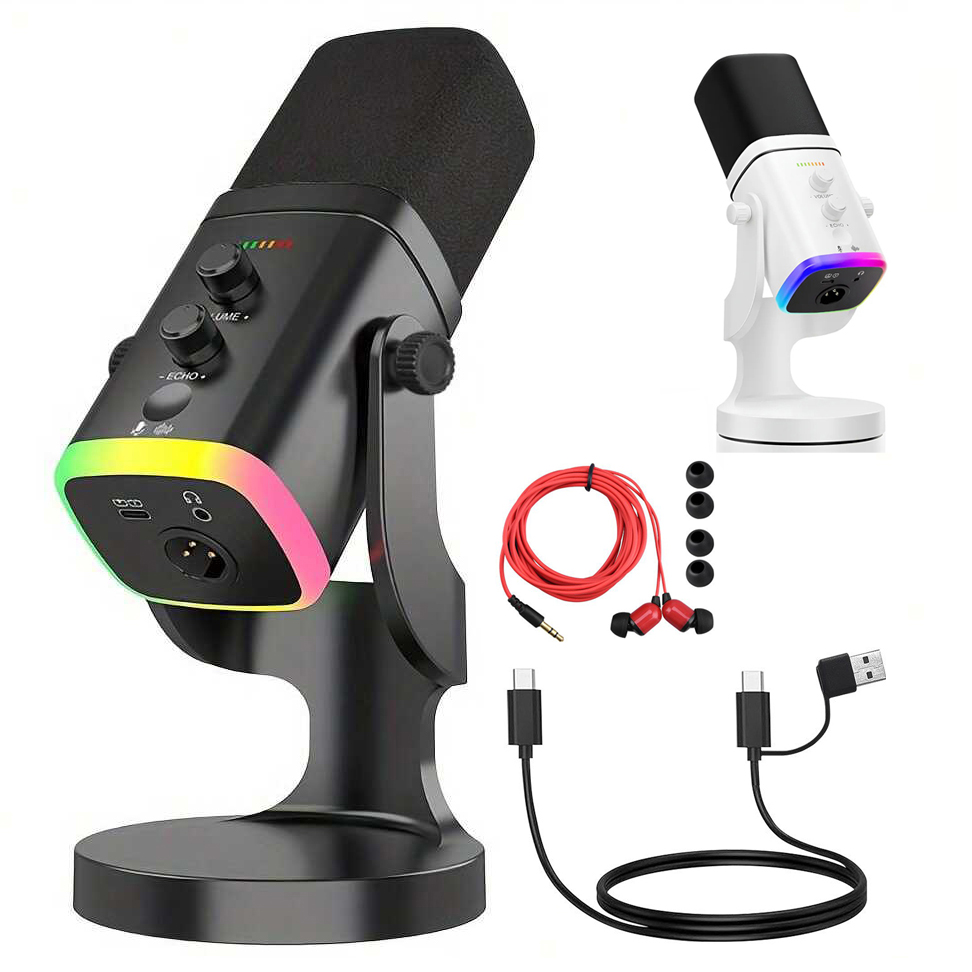 USB/XLR Dynamic Microphone for - огляд і ціна Gaming Headset Rgb