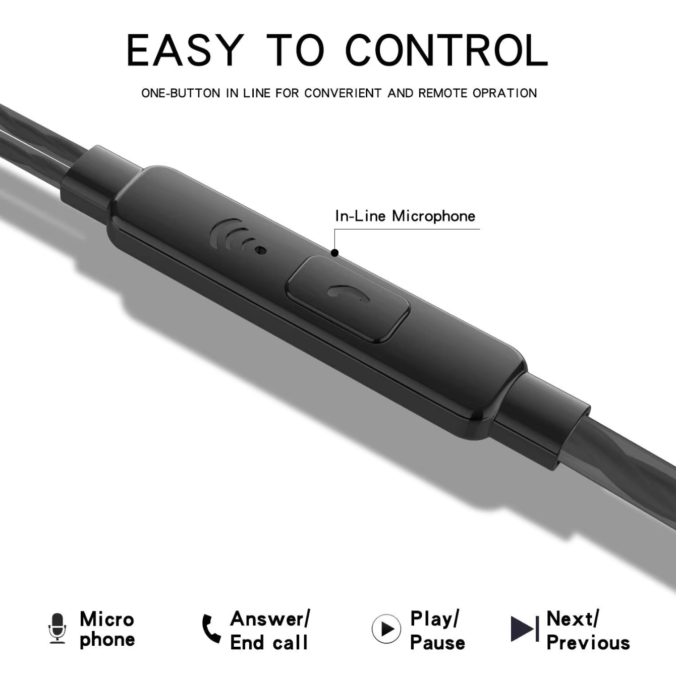 NNBILI 1-4pcs 3.5mm Wired Earp - огляд і ціна Wired Earphone Mic