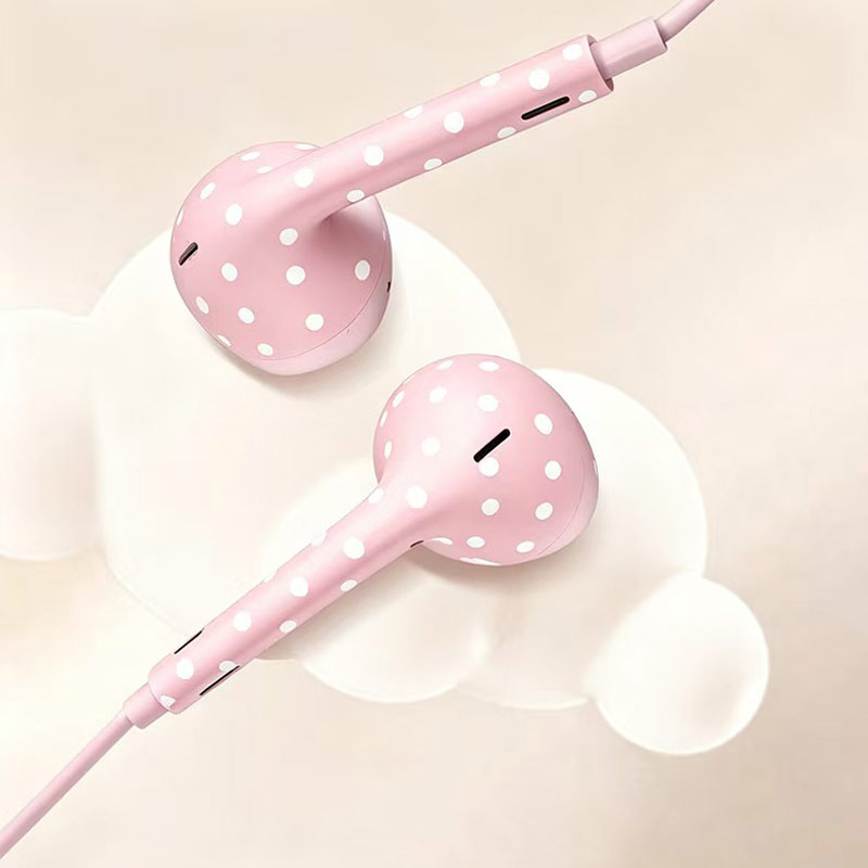 Cute Polka Dot Type‑c Wired Ea - огляд і ціна Usb C Earphone
