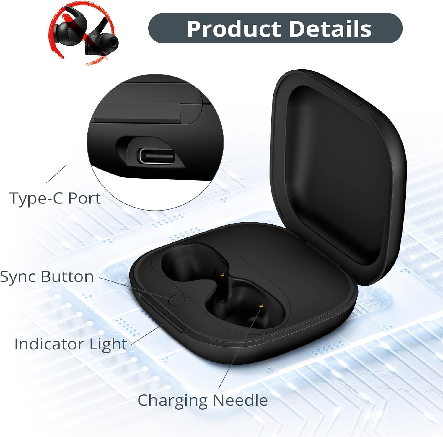 Replacement Charging Case For  - огляд і ціна Beats Headphone Studio Pro